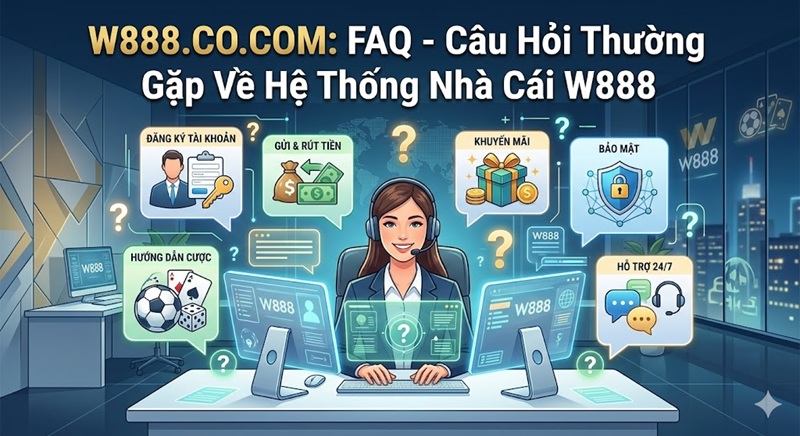 W888 FIFA - Link W888 Mobile Mới Tháng 9/2026 Tổng hợp giải đáp các câu hỏi thường gặp FAQ về hệ thống nhà cái W888.